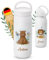 Lilletå ® Personalisierte Trinkflasche | 012.01 | Kinder (500ml Edelstahl) – Auslaufsicher & BPA-frei – Edelstahl Trinkflasche für Kinder - Mädchen, Junge - Thermoflasche für Schule & Kindergarten