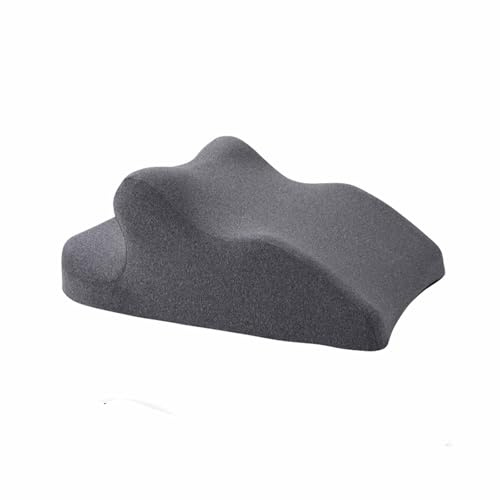 Lesekissen für Bett und Sofa, Ergonomisches Rückenkissen, Memory Schaum Rückenlehne Kopfkissen Reflux Kissen Beinkissen Bettkissen mit Waschbarer Bezug für Sitzen Lesen Fernsehen Spielen (Dunkelgrau)