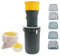 Moulin à céréales électrique 25 l 1000 W 19000 tr/min pour céréales, maïs, céréales, blé, aliments pour animaux, moulin à farine avec 5 tailles de tamis broyeur + 1 clé