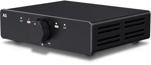 3e Audio A5 Next-gen Amplifier Home Audio Component for Passive Bookshelf Tower Speakers Desktop Home Theater PFFB TPA3251 with 38V5A Power Adapter