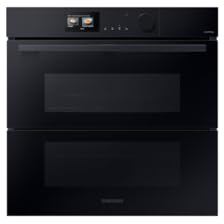 Samsung Bespoke Dual Cook Flex Steam, Dampfgarer NV7B6779LBK, Serie 6, 76 Liter, pyrolytisch, belüfteter Grill, WLAN, Farbe Schwarz, Energieklasse A+