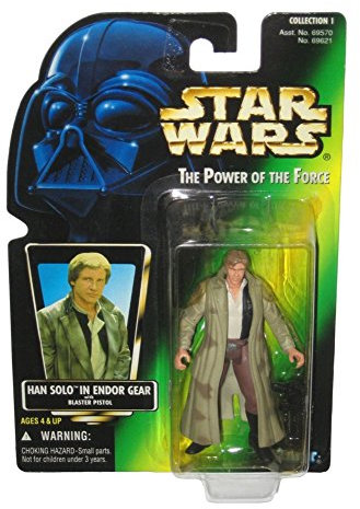 Hasbro Han Solo in Endor Gear The Empire Strikes Back - Star Wars Power of The Force Collection Kenner