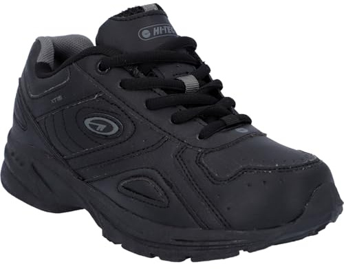 Hi-Tec Unisex XT115 Junior Fitness Shoes - Black (Black/Charcoal 021), 13 Child UK (32 EU)
