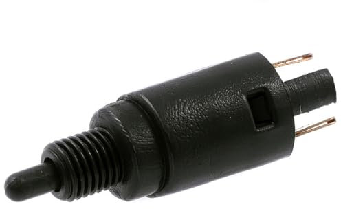 JMT Bremslichtschalter Drucktaste Schwarz, 1-Weg, Panel Montage, IP54, für Piaggio Ape 50 FL3 TL5T 96-99, Sfera 125 M01000 95-98, Derbi Variant 50 2T Sport SBA00 12-13