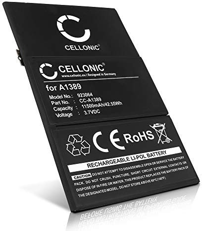 CELLONIC, Batteria per Tablet Compatibile con Apple iPad 4 Gen. (Retina) - A1458, 3 - A1416 (3.7V, 11500mAh)