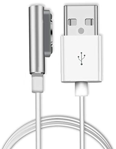 DingMall - Cavo USB di Ricarica a LED per Sony Xperia Z1 Z2 Z3, 1 m, Colore: Bianco