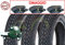 Union EGE10DMU Set 3 Reifen 100/90-10 + 3 Luftkammern für Piaggio Ape Scooter Vespa Vespa 61L Reifen Design M I C H E L I N