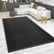 Paco Home Handgewebter Teppich Flachgewebe 100% Wolle Skandinavischer Stil in vers. Farben, Grösse:140x200 cm, Farbe:Anthrazit