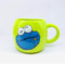 Tasse Kaffeebecher Cartoon Sesamstraße Keramikbecher Tasse Kreative Kaffeetassen, Grün, 301-400Ml
