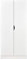 Leomark Blanc Armoire à Deux Portes - Roma - penderie pour vêtements, Style scandinave, Meubles pour enfantsDim: 70 x 42,5 x 161,5 (H) cm
