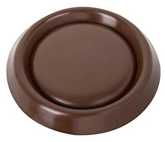 ADGO Difusor de Rejilla de Ventilación con Rejilla de Insectos, Rejilla de Ventilación, Difusor Redondo, Diámetro 90-160 mm, Ajustable, Cierre Completo, Bloqueable, con Mosquitera, Marrón, 1 pieza