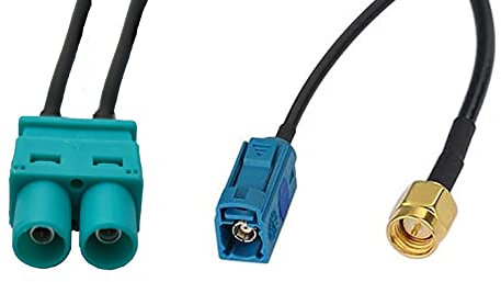 M.I.C. SKAA-59B Y-Adapter (Doppel-Fakra auf UKW/DAB+) | WICHTIG: Prüfen Sie vor Kauf die Kompatibilität – Funktioniert Nicht bei Frequenzweiche (oft bei VW, Audi, Seat)