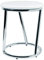 Libaro Badhocker Salina, Metall Chrom glänzend, Sitzhocker rund, Hocker weiß im Design Bar Stool Barhocker, als Küchenhocker Schemel oder Sitzbank im Flur, Toilettenhocker hoch für Erwachsene