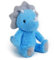 VANLINNY Kuscheltier Baby, Dino Kuscheltier, Dinosaurier Plüsch Kinder Weiches Kuschel Plüschtier, Soft Cuddly Friends, Mädchen und Jungen (24 cm, Blau)