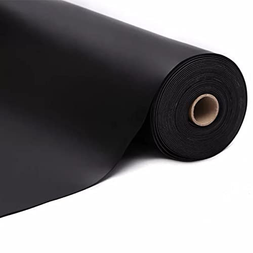 DYXJB Teichfolie Abdeckfolie Rolle Der Große Fischteich Wird Teichfolien Undurchlässig und Die Landschaft Verschönert (Color : Black, Size : 1x2m)