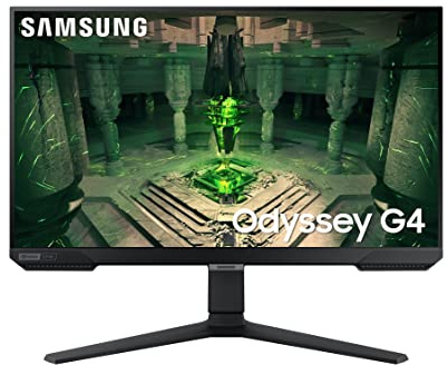 SAMSUNG 25 Odyssey G4 Series FHD Gaming Monitor, IPS, 240Hz, 1ms, G-Sync Compatible, AMD FreeSync Premium, HDR10, Ultrawide Game View, DisplayPort, HDMI, Fully Adjustable Stand, LS25BG402ENXGO