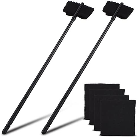 Supvox 1satz Flöten Reinigungsset Mit Reinigungsstab Und Reinigungstüchern Für Querflöten Blockflöten Und Weitere Blasinstrumente Effektive Pflege Für Musiker Leicht Zu Bedienen Und