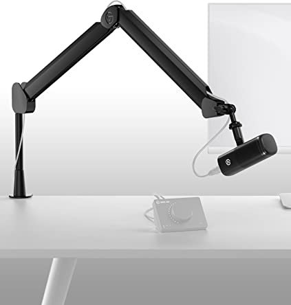 Elgato Wave DX – Dynamisches XLR-Mikro & Wave Mic Arm - Premium Streaming Boom Arm mit Kabelkanälen für einen sauberen Arbeitsplatz, Tischklemme, ¼%22-Adapter, voll einstellbar