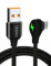 IZHOI 90 Grad Usb C Kabel Schnellladekabel Geflochten Rechter Winkel USB C Ladekabel 6A 66W für Xiaomi,Huawei,Oppo,One Plus (0.5M)