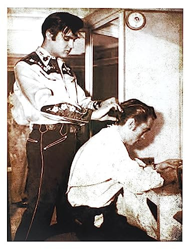 KUSTOM ART Elvis Presley Wandposter Serie berühmte Hollywood-Schauspieler, ungerahmt, Kunstdruck, 40 x 30 cm