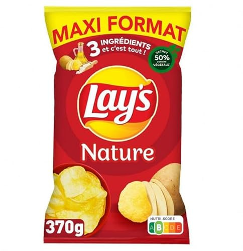 LAY'S Chips Nature 370 g, 4 Stück