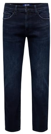 Only & Sons Herren Jeans Onsweft Reg. Blue Black 2652 Mat DNM