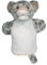 EcoBuddiez Hand Puppet - Schneeleopard von Deluxebase. Leopard Plüsch Handpuppen für Kinder. Eco-Friendly Tier Spielzeug Puppe für Pretend Play und Kinder Geschenke.