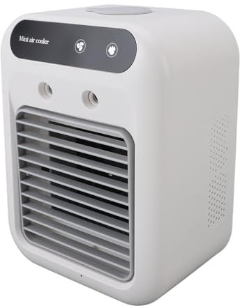 Tragbarer Ventilator für Klimaanlagen, Professioneller Verdunstungsluftkühler mit Wassertanks mit 500 Ml Fassungsvermögen, Geeignet für Auto, Zimmer, Büro, Schreibtisch, Outdoor,