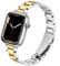 Ocaer Compatible with Apple Watch Straps 46mm 45mm 44mm 42mm 49mm, Stainless Steel Metal Strap for iWatch Ultra 2/1 Series 10 9 8 7 6 5 4 3 2 1 SE,Slim Apple Watch Bracelet for Women (Silver & Gold)