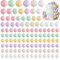 Morcheiong 114 Pcs Cake Balls Decorations Balloon Cake Topper Cake Insert Topper Foam Cake Topper Balls Cake Picks for Cake Decorations Birthday Party Wedding Anniversary (Vibrant Colors)
