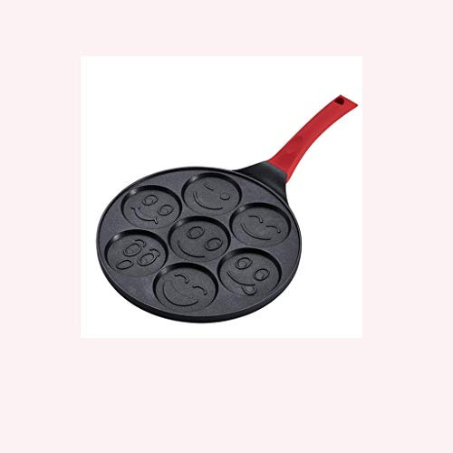 MYVVKIA Smiley-Bratpfanne - Antihaftbeschichteter Spiegeleier-Pfannkuchentopf, Dicke Aluminium-Bratpfanne, Frühstücksmaschine