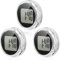 Huhudyy 3 mini orologi moto impermeabili adesivi moto orologi digitali per veicoli, auto, SUV