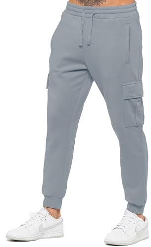989Zé ENZO Mens Cargo Jogging Trousers Sweatpants Casual Gym Regular Fit Joggers Bottoms