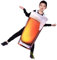 Zghhc Adult Beer Bottle Fancy Dress October Beer Festival Halloween Costume Stag Do Parties Stein Oktoberfest Novelty Dress Up Outfit for Men Women