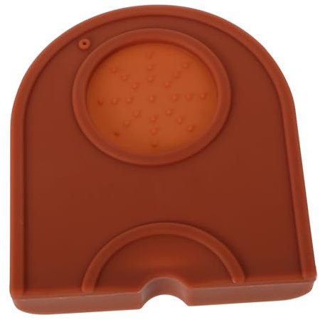 STOBOK Espresso Tamping Mat Non-Slip Silicone Coffee Machine Protective Pad Heat Resistant Kitchen Countertop Grinding Mat Compact Tamping Station Coffee Accessories