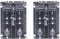 Feeuid 2X Adaptateur Double NGFF vers SATA 2 Ports M.2 SATA SSD B Key vers SATA3.0 6 Gbps Convertisseur pour 2230 2242 2260 2280 M2 SSD pour PC