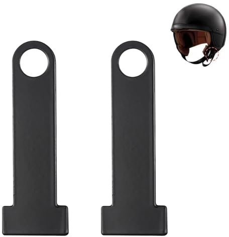 EUYKQNOI 2 PCS Candado Mosquetón Casco Moto, Adaptador T,Compacto Accesorio Antirrobo Universal para Casco Moto Bicicleta Chaqueta