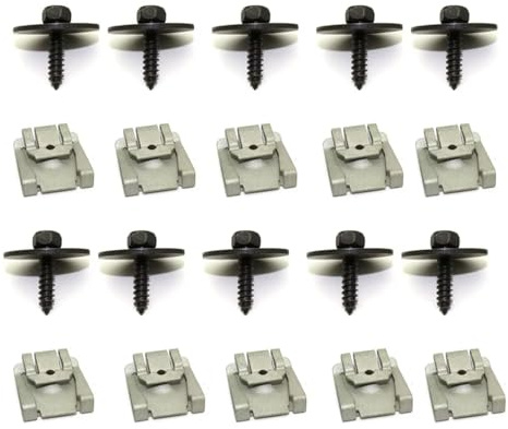 0049943145 0019906036 Unterboden-Clips, Schrauben-Kits für Mercedes Benz A B C E M CLA CLS CLK-Klasse, 20 Stück/Set