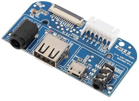 Alomejor Boombox 2 ND-Lautsprecher, USB-Ladeanschlussplatine, Langlebige Konstruktion für Einfachen Austausch