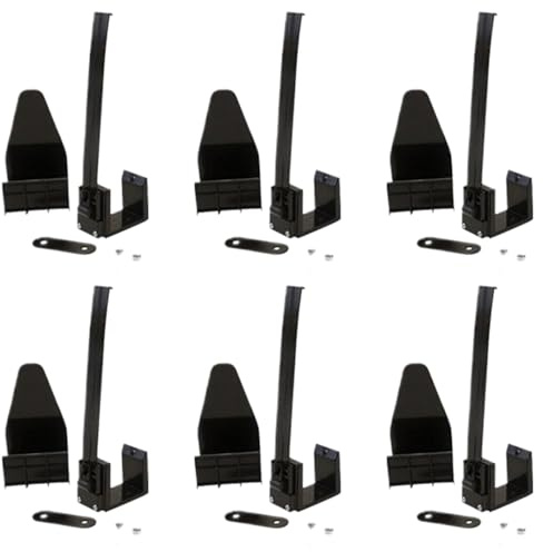 Clips de bannière de porte Garage, 6 pièces, pinces bannière à ressort avec accessoires d'installation pour Halloween et noël, décoration porte Garage