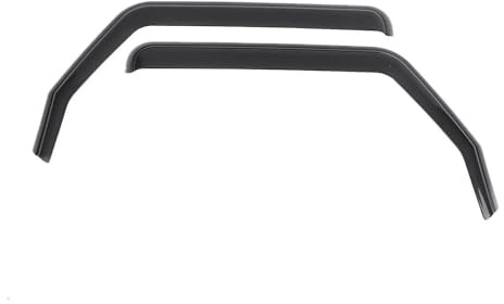 MTVTFECEWG Windabweiser Für Seitenfenster Lüftungsblenden Sonnen- Wind- Und Regenschutz Für Jeep Für Wrangler JL 2018-2022/JK 2007-2018 (Black JK 07-17 2 Door)
