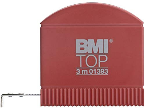 BMI 407341030 Taschenbandmaß Top mit Teilung lose, 3 m