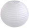 LIHAO 16 weiße Papier Laterne Lampion rund Lampenschirm Hochtzeit Party Dekoration Ballform (10er Packung)