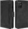 HualuBro Handyhülle für OnePlus 8T Hülle Leder, Flip Case Cover Stoßfest Klapphülle Handytasche Schutzhülle für OnePlus 8T Tasche (Schwarz)
