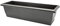 CABLEPELADO Jardinera plástico, Jardinera para balcón, Macetero Rectangular, Maceta Rectangular, Apto balcón, jardín, Patio, Interior o Exterior (Negra, 60 cm)