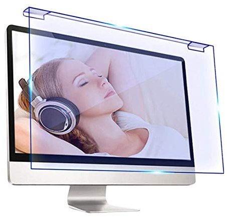 Anti Luz Azul Protector Pantalla para 17-28 Pulgadas Diagonal Monitor Pantalla Ancha 5:4 16:9 16:10 Monitor PC LED Película Filtro Anti-UV Fatiga Visual Tipo Colgante Marco