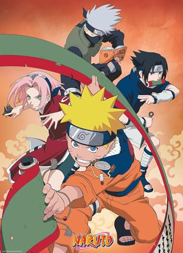 ABYstyle ABYDCO775 Naruto Team 7 Chibi-Poster 52 x 38