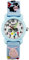 KZKR Mädchenuhr Kinder Armbanduhr Mädchen Schmetterling Kinderuhr Lernuhr Lila Süße Uhr zum Uhrzeit Lesen Lernen für Kinder (Hellblau)