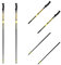 K2 Herren Power Composite Skistock, Yellow, 130 cm