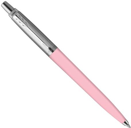 Parker Jotter Originals Kugelschreiber | Babyrosa Finish | mittlere Spitze | blaue Tinte | Luftpolsterpackung